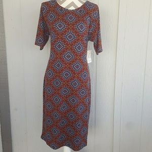 LuLaroe Julia XL Dress Knee Length NWT Shift